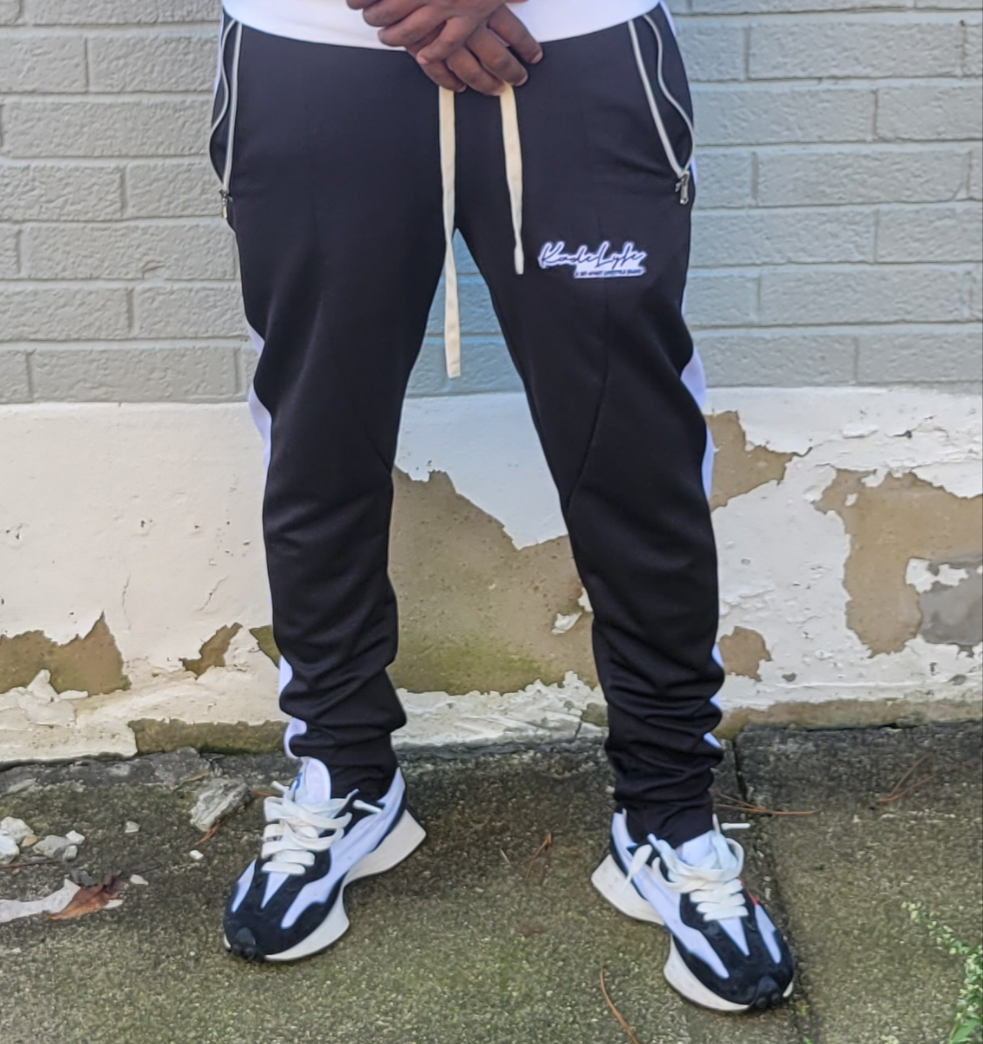 "Set-Apart" Track Pants - Black