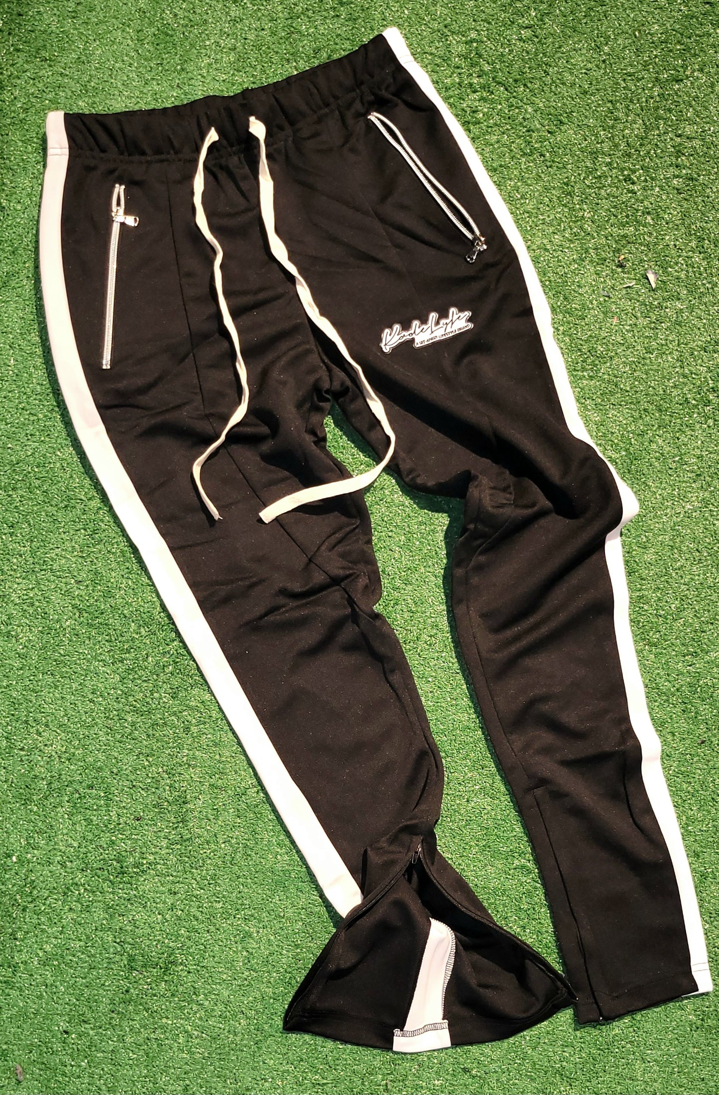 Black "Set-Apart" Track Pants